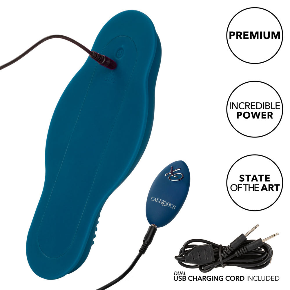 calexotics dual rider bump and grind pad blue with remote