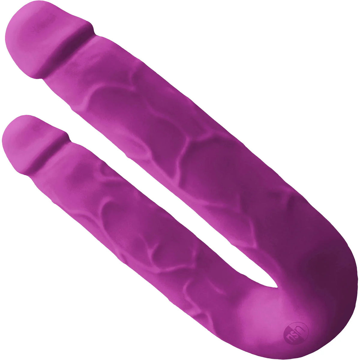Colours DP Pleasure Dual Ended Dildo - Purple