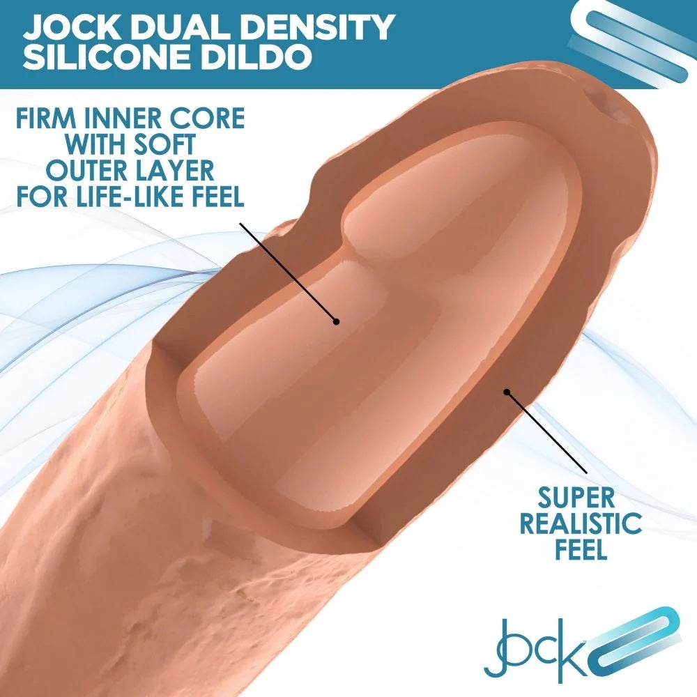 Curve Jock Dual Density 6 Vanila Silicone dildo