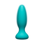 A-Play Vibe Experienced  5.75" Anal Plug with Remote Control - Teal