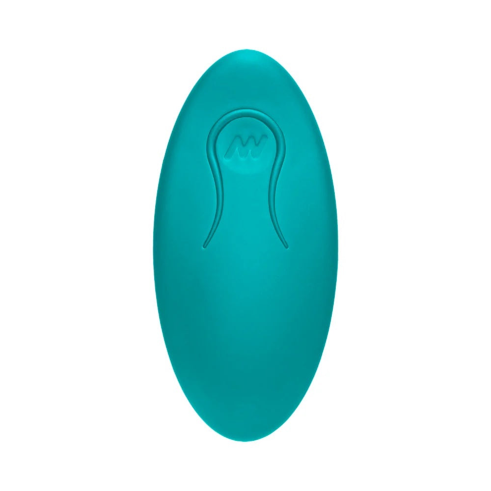 A-Play Vibe Experienced  5.75" Anal Plug with Remote Control - Teal