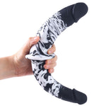 double trouble dil flurry black and white swirl