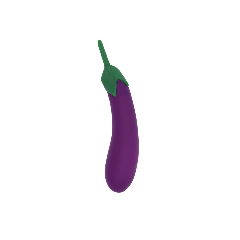 Emojibator Eggplant XL Silicone Vibrator