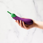 Emojibator Eggplant XL Silicone Vibrator