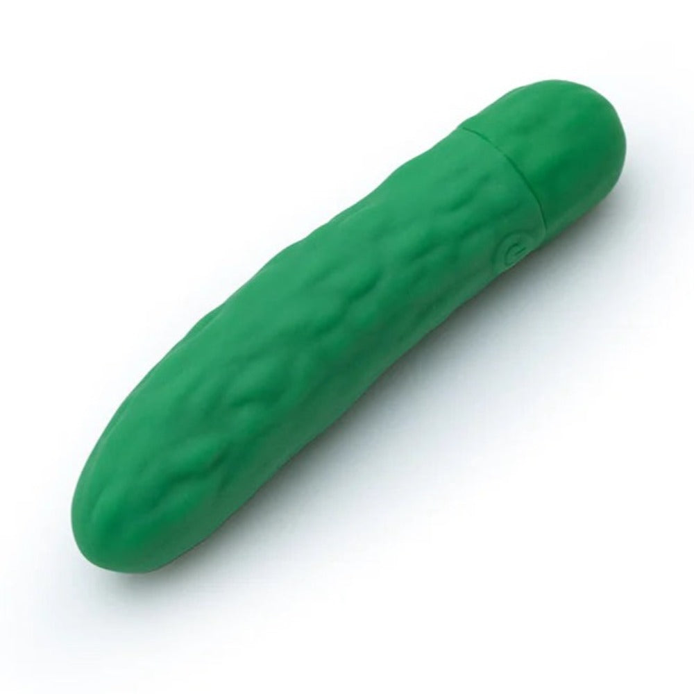 Emojibator Pickle Silicone rechargeable vibrator