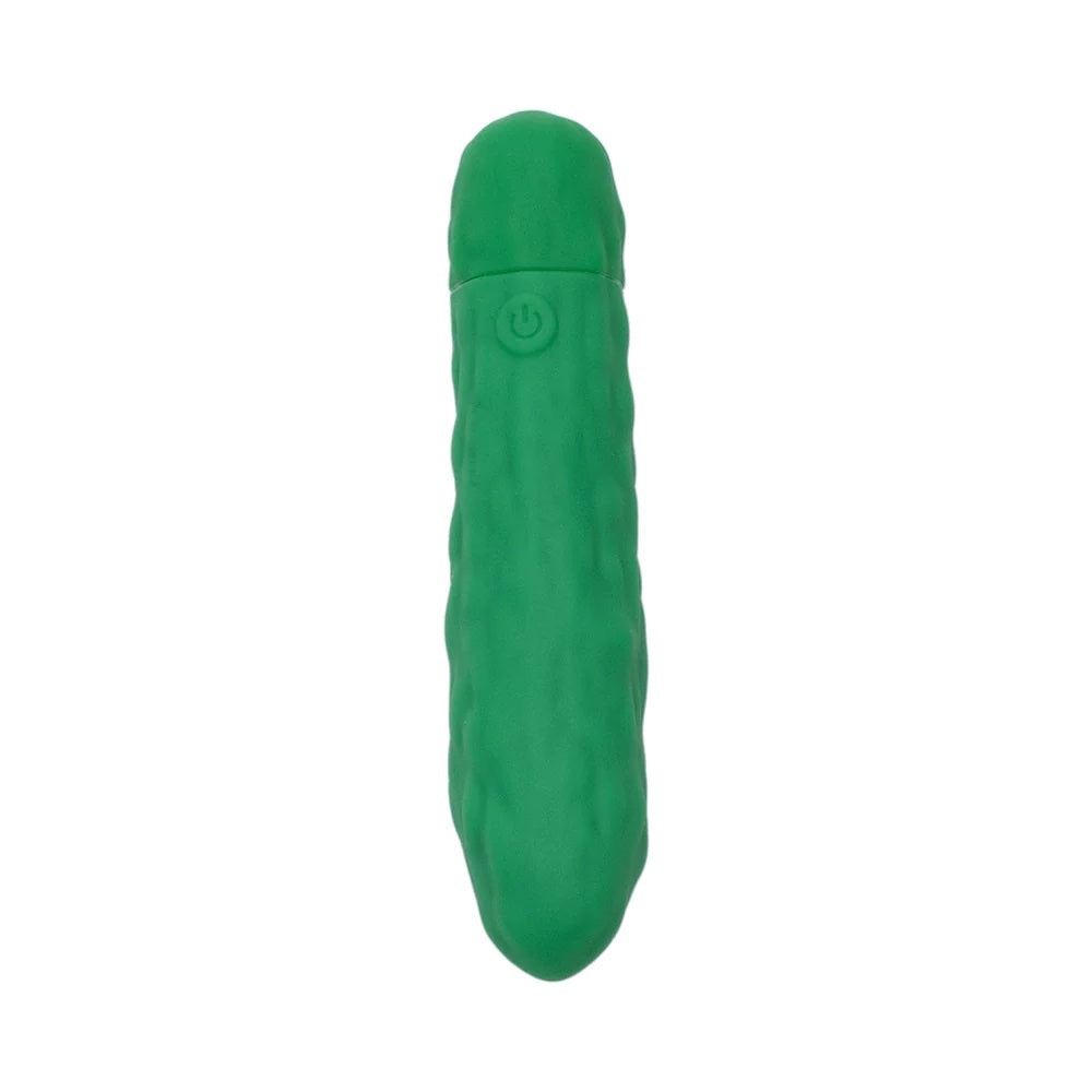 Emojibator Pickle Silicone rechargeable vibrator