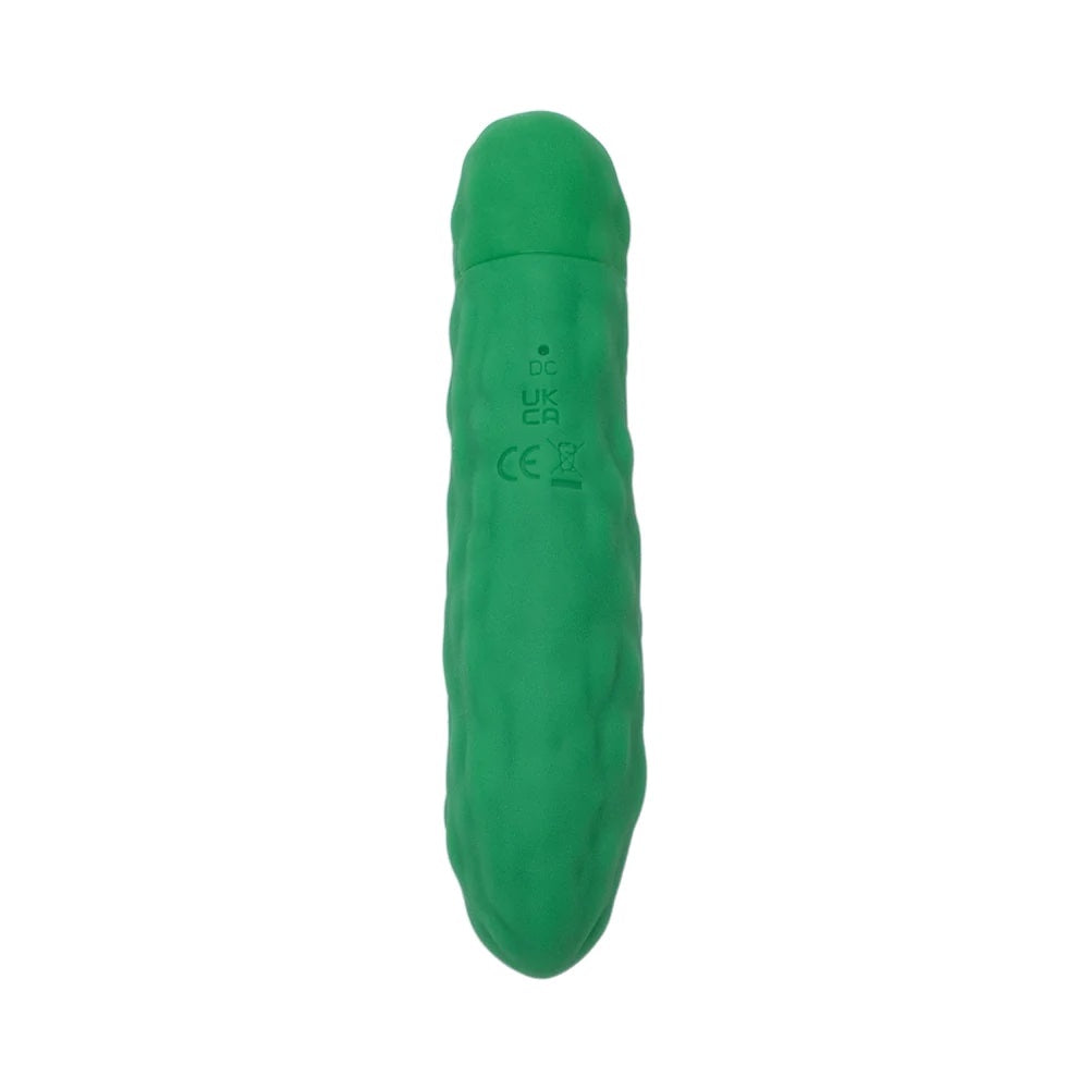 Emojibator Pickle Silicone rechargeable vibrator