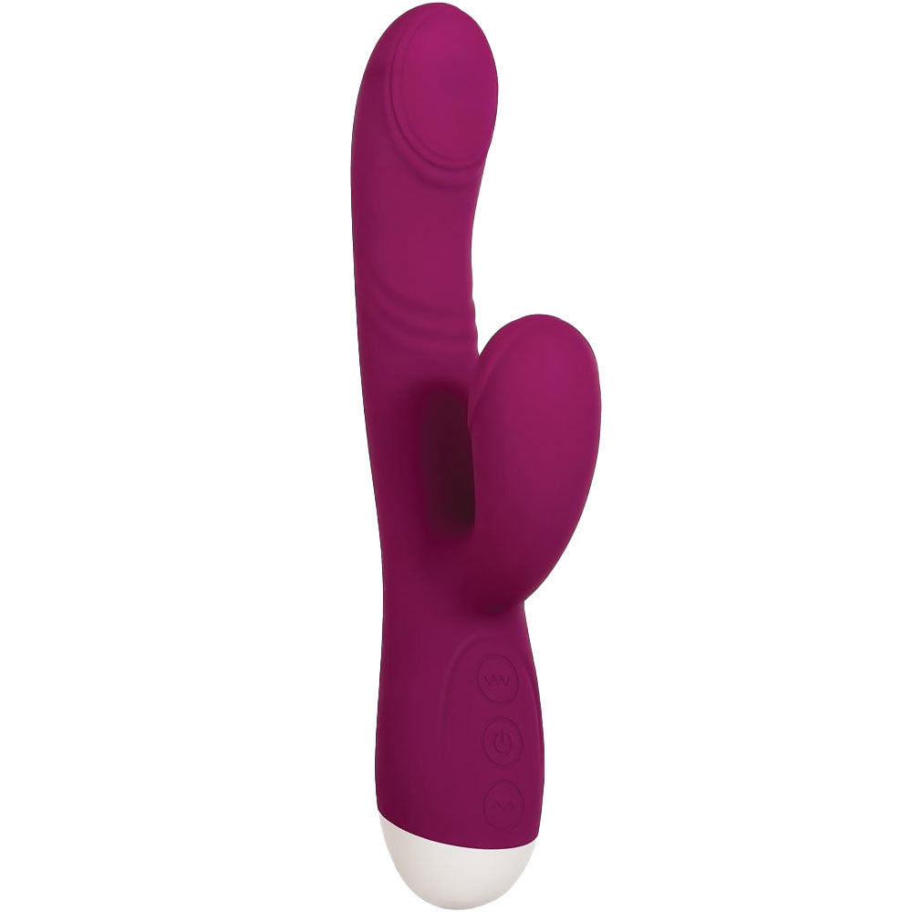 Double Tap Silicone Rechargeable G-Spot Vibrator