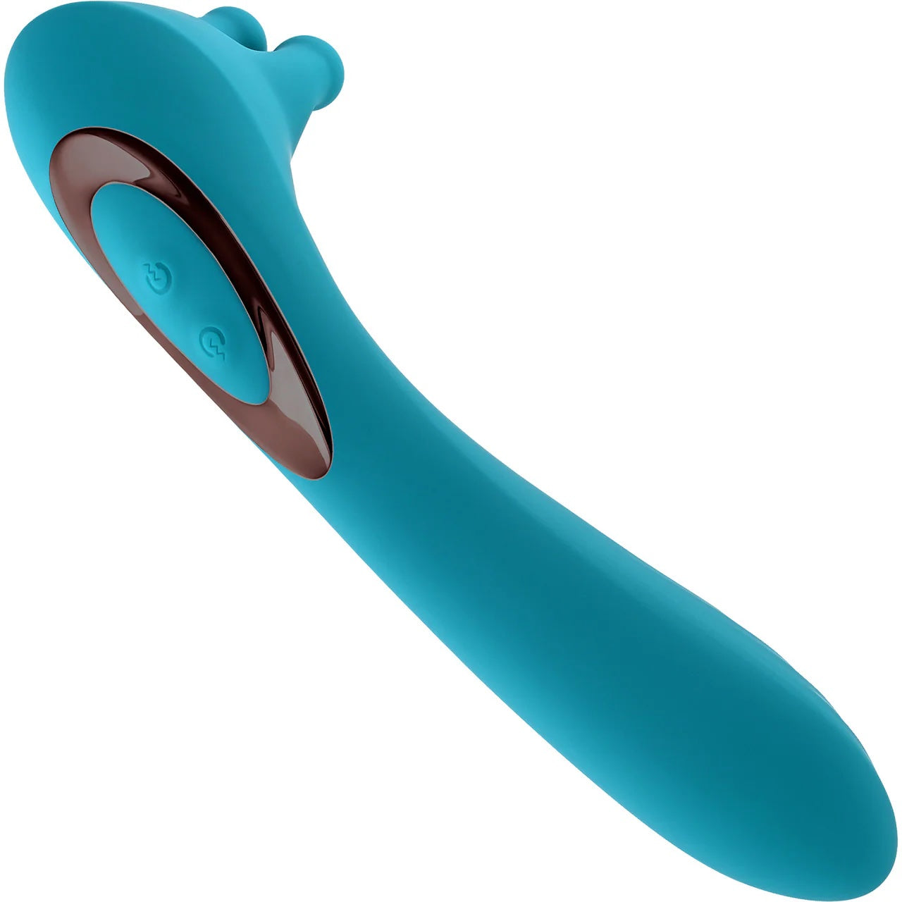 Heads or Tails Rotating Finger Double Ended Silicone Vibrator