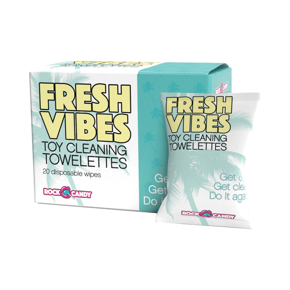 Fresh Vibes Toy Cleaning Wipes- 20 Individual Wrapped Wipes