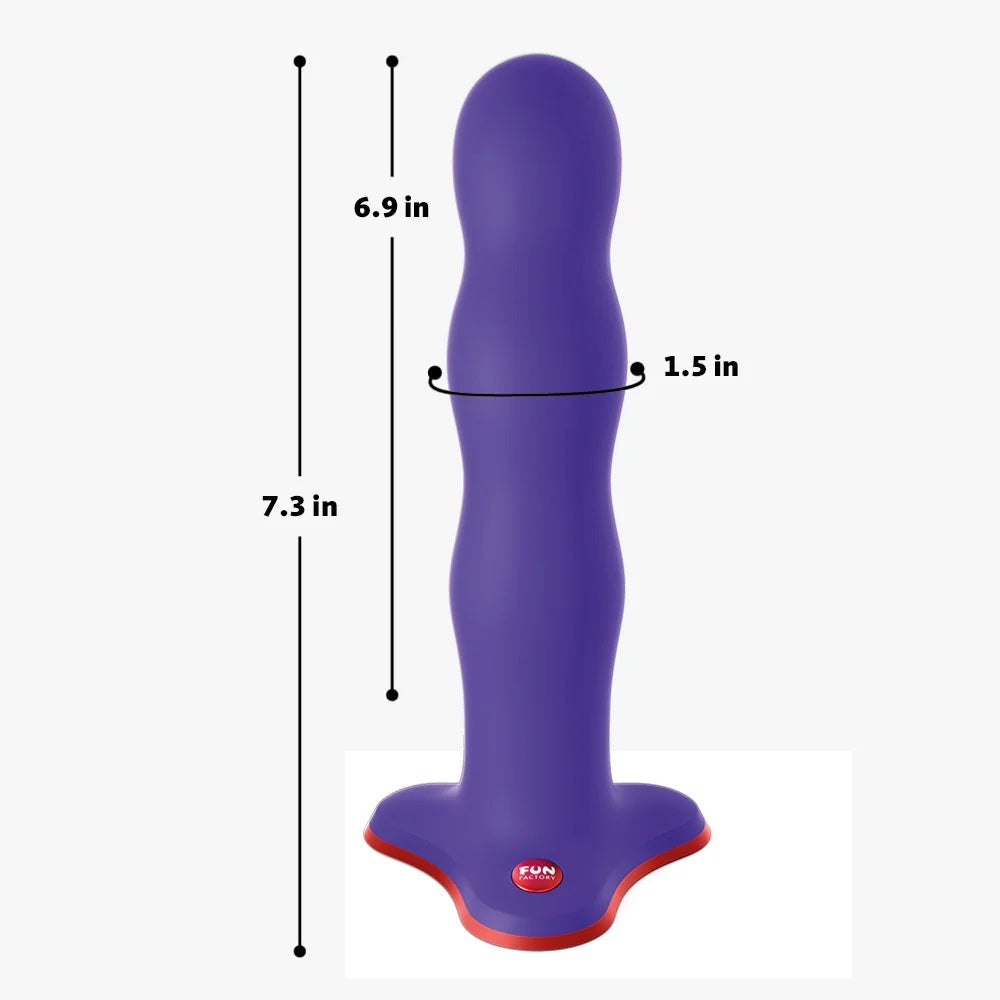 Fun Factory Bouncer Silicone Dildo Purple