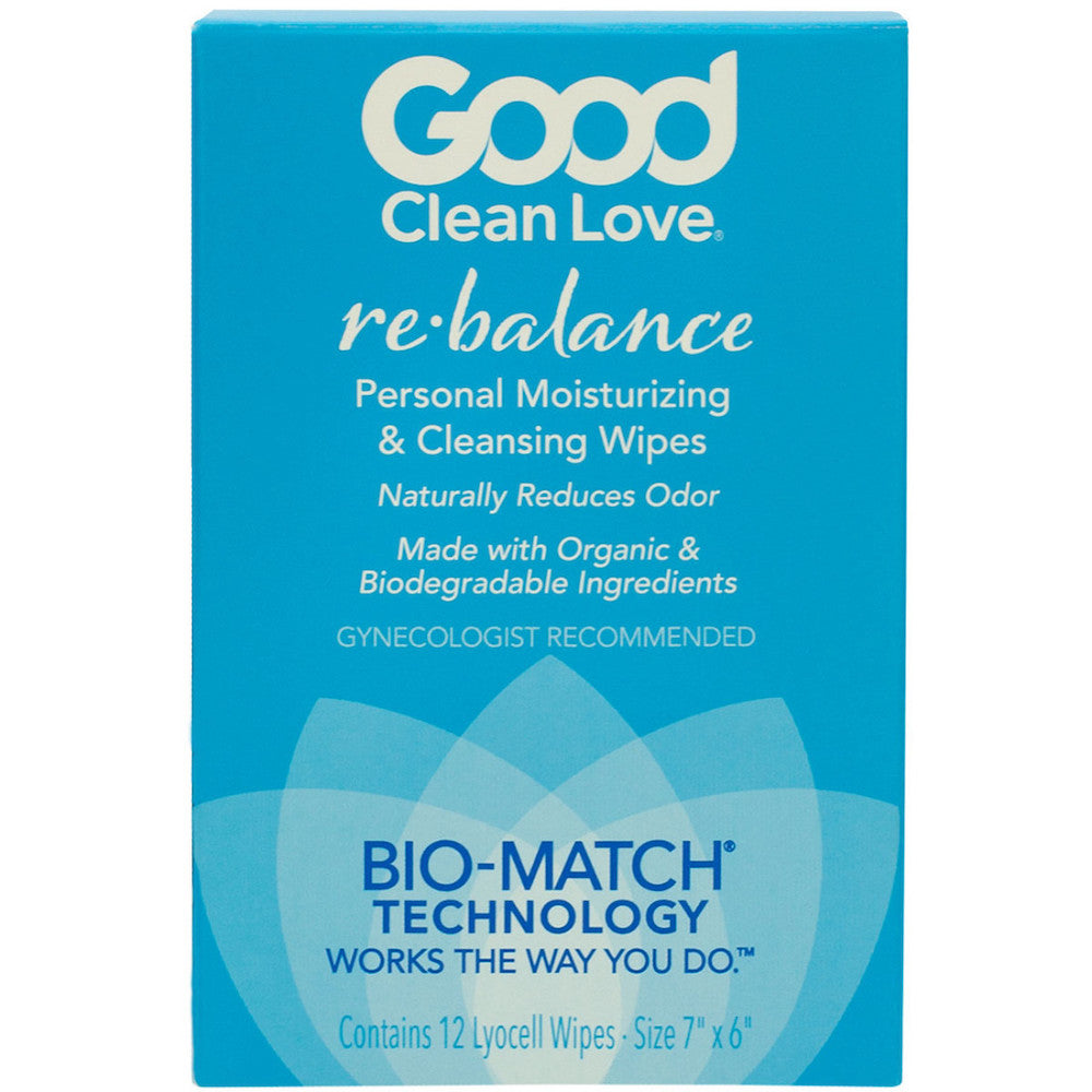 good clean love rebalance personal wipe
