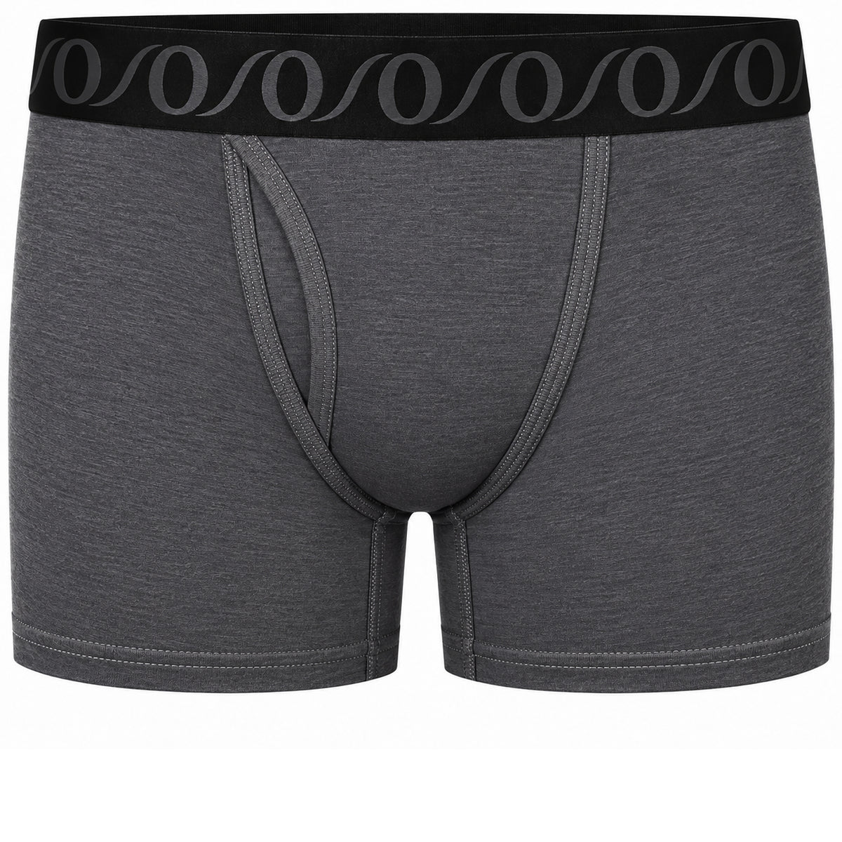 RodeoH Classic Top Loading Packing Boxer in Helix Gray, front view