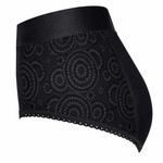 high rise panty black side