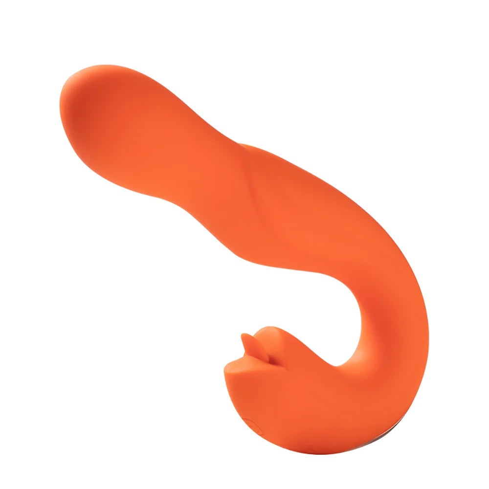 Joi Rotating Head G-Spot & Licking Dual Stimulator - Orange