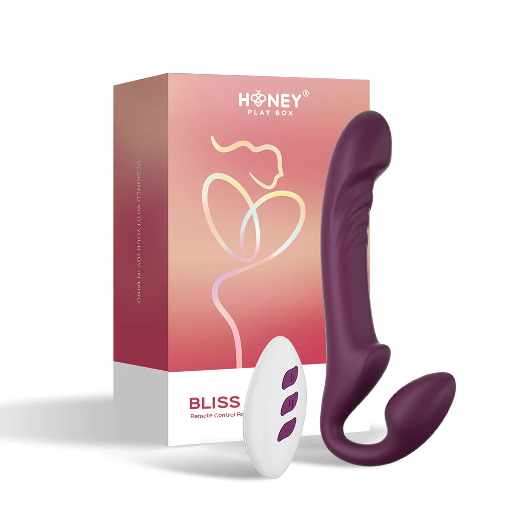 Honey Play Box Rotating Remote Controlled Strapless Strap On