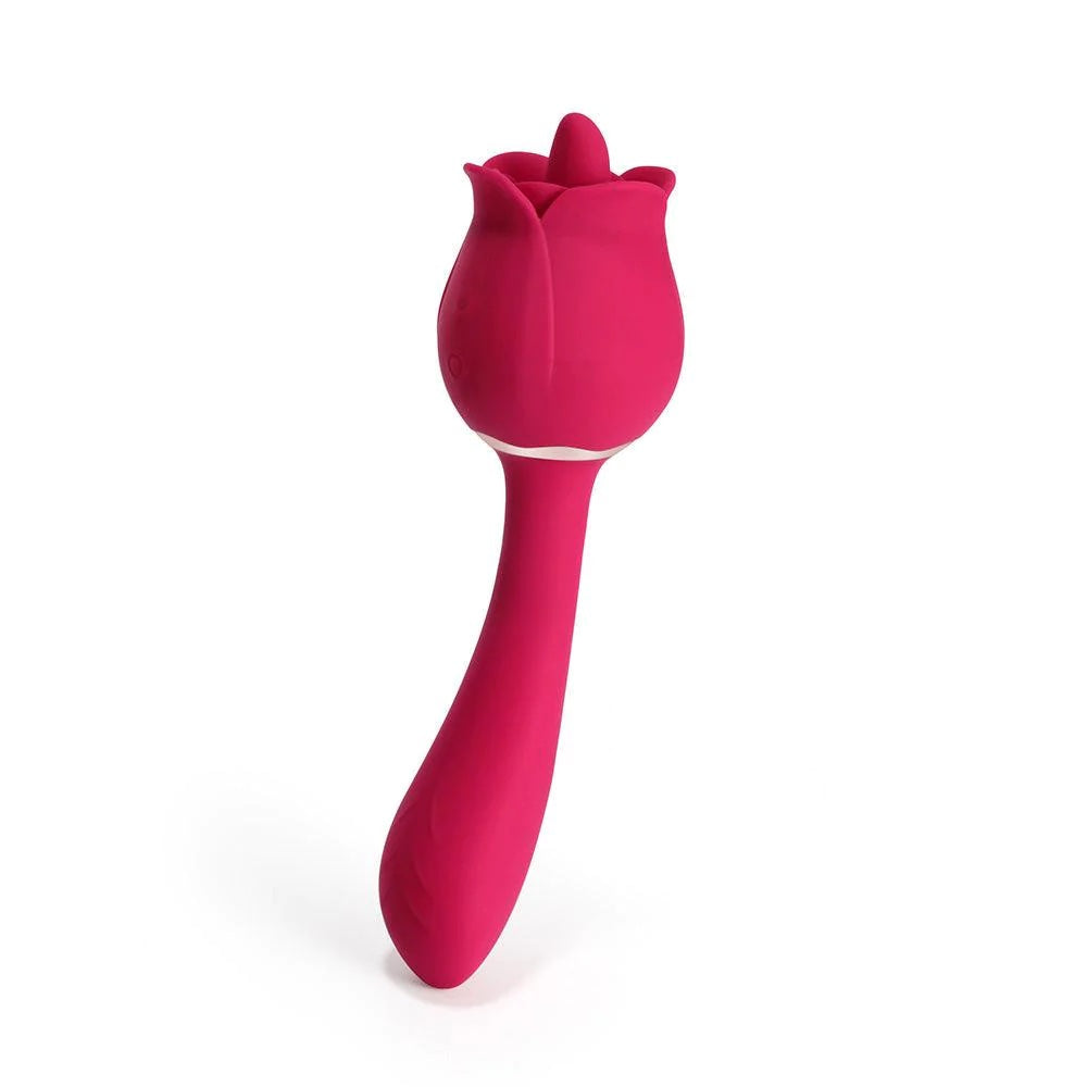 Rhea the Rose 2-in-1 Licking and G-Spot Massager | RodeoH Rhea the Rose 2-in-1 Licking and G-Spot Massager | RodeoH