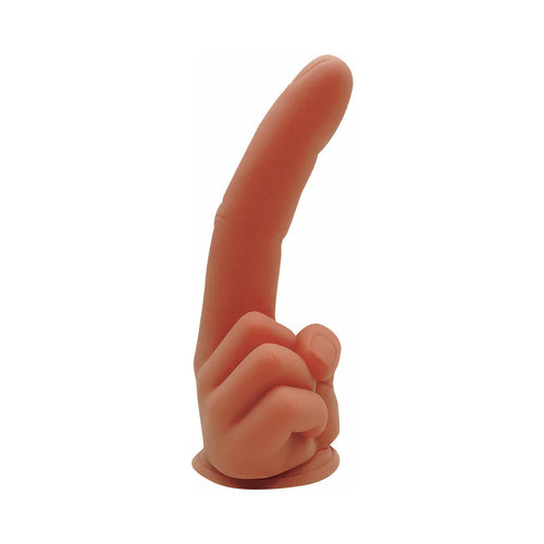 Finger Fest Silicone Dildo - 4.75" Trigger - Caramel | RodeoH Finger Fest Silicone Dildo - 4.75" Trigger - Caramel | RodeoH