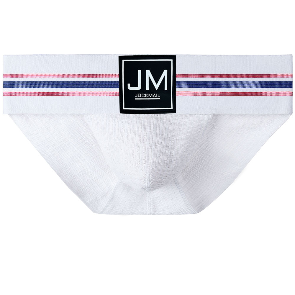 jockmail classic brief packing underwear mesh white
