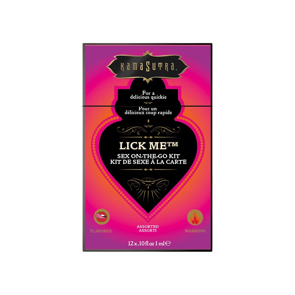 Kama Sutra Lick me Sex on the go 12 piece body topping kit