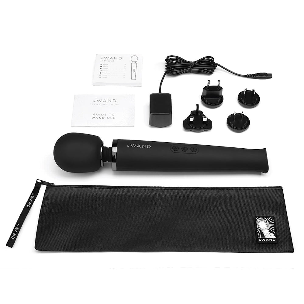 Le Wand Rechargeable Wand Massager Black