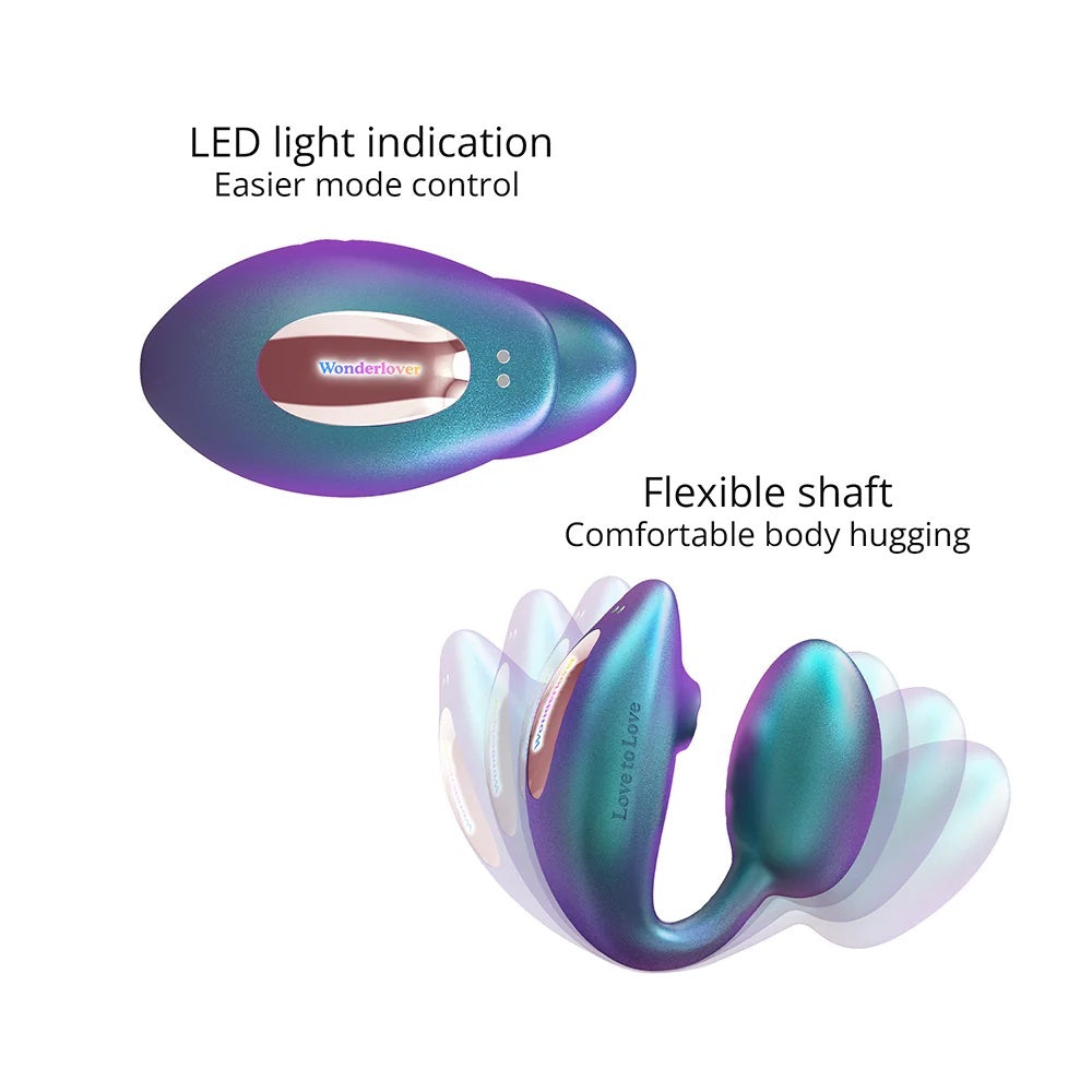 Love to Love Wonderlover Dual Flapping stimulator with remote