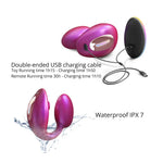 Love to Love Wonderlover Iridescent Berry Dual Flapping Stimulator