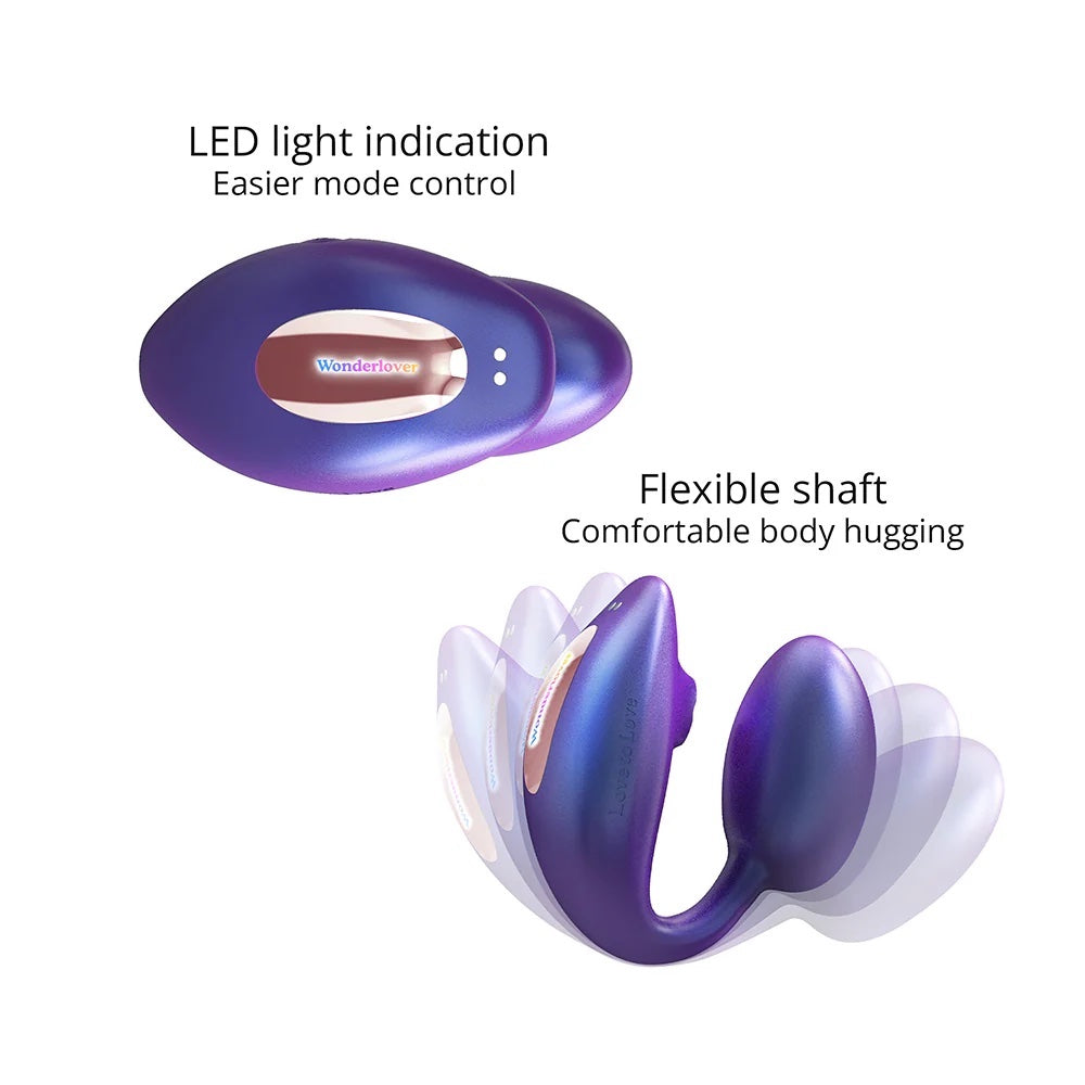 Love to Lover WonderLover Iridescent Night flapping Dual Stimulator