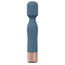Glamour 10 Speed Silicone Rechargeable Mini Wand - Blue Gray
