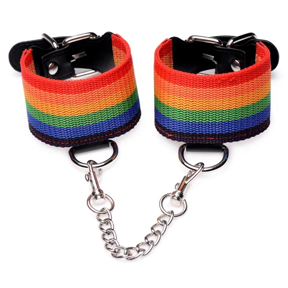 Master Series Kinky Pride Rainbow Bondage set