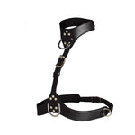 Master Series Vixen Vegan Leather Chest Harness - Black
