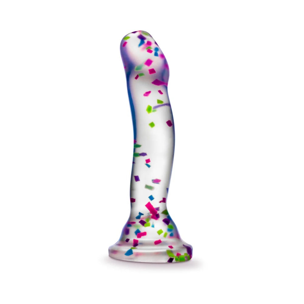 7.5" Hanky Panky Glow in the Dark Silicone Dildo - Confetti | RodeoH