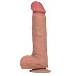 6.5" Royal Realistic Silicone Dual Density Suction Cup Dildo Tan