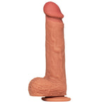 6.5" Royal Realistic Silicone Dual Density Suction Cup Dildo Warm Tan