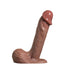 4.5" Tom Realistic Silicone Dildo - Mocha