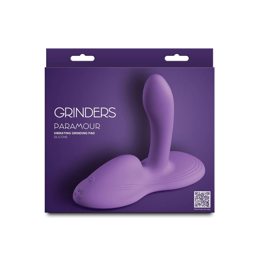NS Grinders Paramour g-spot grinder pad packaging from the front