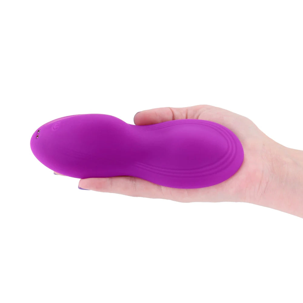Tremor silicone grinder pad, in the palm of a hand