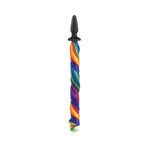 NS NOVELTIES Unicorn Tails Silicone Anal Plug and Rainbow Tail