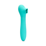 NU sensuelle Daisy licking Sucking Thrusting Silicone Vibrator Blue