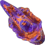 purple and copper silicone vibrating creature grinder
