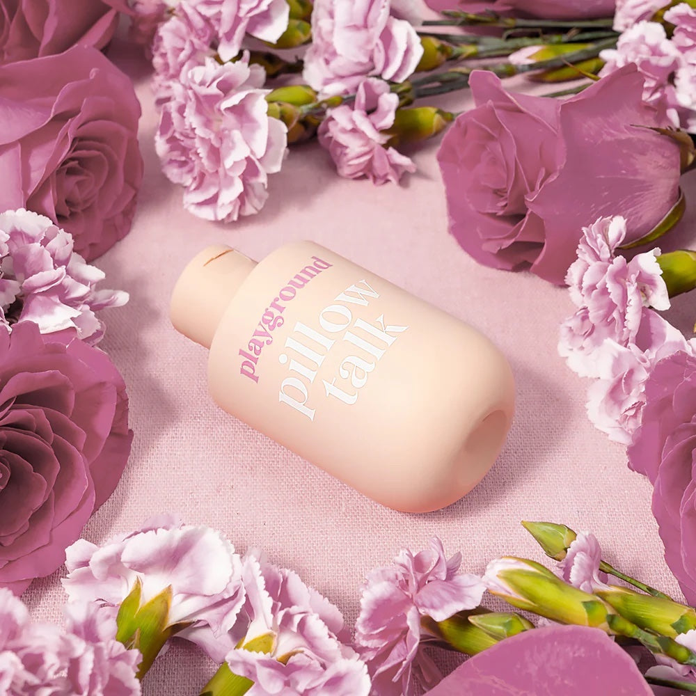 Pillow Talk Water-Based Adaptogen Lubricant - Wild Rose & Cream Essence 