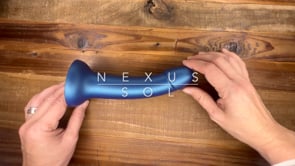 nexus sol silicone dildo midnight metallic blue video