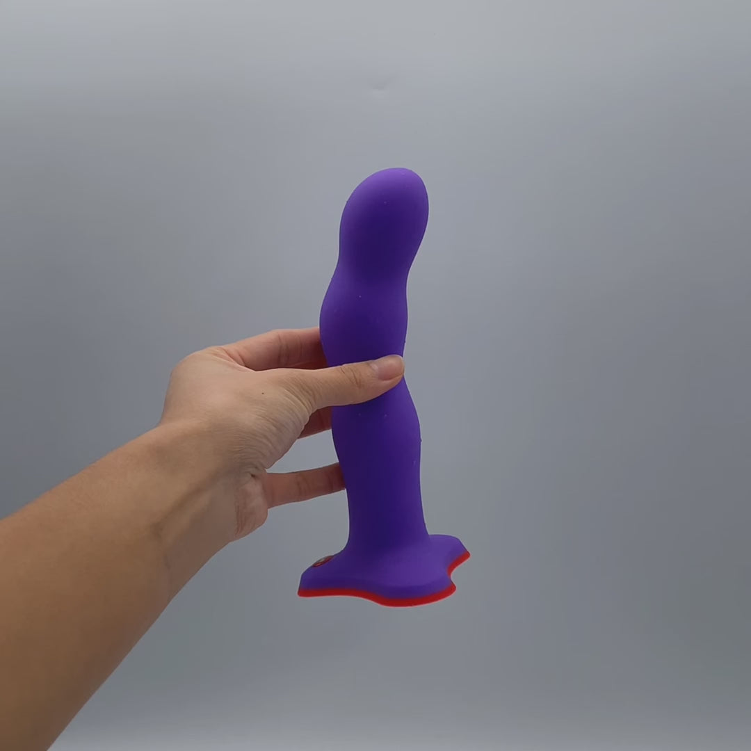 Fun Factory Bouncer Silicone Dildo Purple video