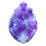 Tribble Silicone Dildo Cushion Grinder with Vibe Opening - Amethyst