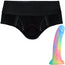 2.0" Brief+ Harness with Quinn Wanderlust Silicone Dildo - Package 