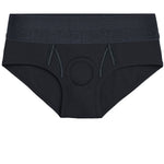 RodeoH 2" Brief Harness in Black, form the front, 