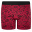rodeoh 6 inch boxer packing underwear red rose