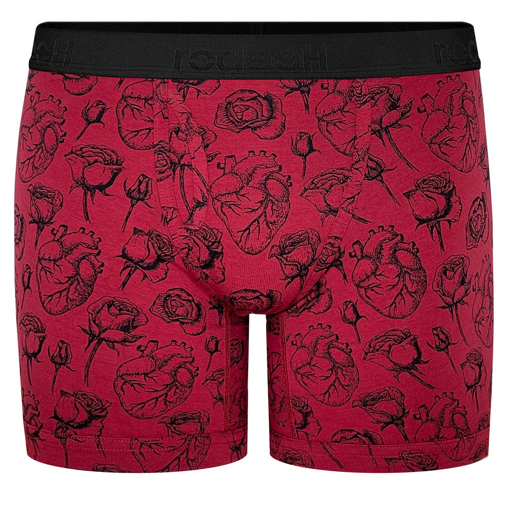 Red Roses Boxers Shift Gender Neutral Classic Boxer Underwear | RodeoH