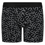 RodeoH Shift 6 inch Boxer in Lucky Horseshoes print, front view