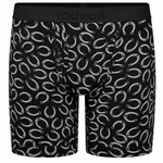 RodeoH Shift 9 inch Boxer in Lucky Horseshoes print, front view